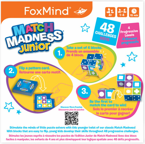 FoxMind Match Madness junior (fr/en) 842710001904