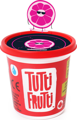 Tutti Frutti Pâte à modeler 100g fluo fushia pamplemousse (fr/en) 061404128622