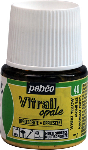 pébéo Peinture vitrail opale 45ml jaune blé 40 3167860098176