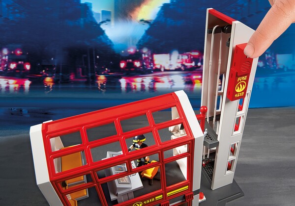 Playmobil Playmobil 5361 Caserne de pompiers avec alarme (juin 2015) 4008789053619