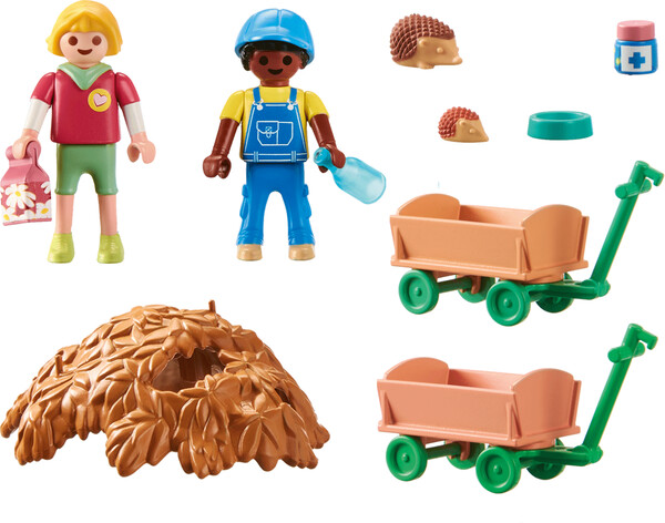 Playmobil Playmobil 71512 Enfants avec famille de hérissons 4008789715128