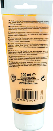 pébéo Acrylique Studio 100ml jaune cadmium moyen 23 3167868310232