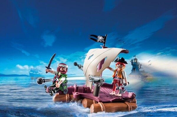 Playmobil Playmobil 6682 Radeau avec pirates des ténèbres (août 2016) 4008789066824