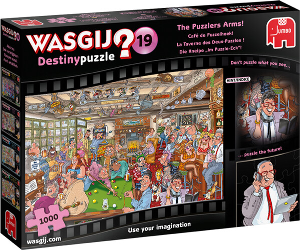 Jumbo Casse-tête 1000 Wasgij Destiny #19 La Taverne des Deux-Puzzles ! 8710126191668