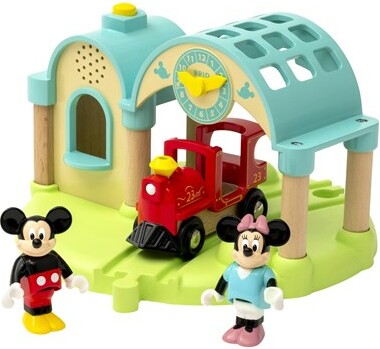 Brio Train Brio Train en bois Disney Gare à enregistreur vocal Mickey Mouse BRIO 32270 7312350322705