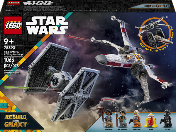 LEGO LEGO 75393 La fusion du chasseur TIE et du X-wing 673419389624