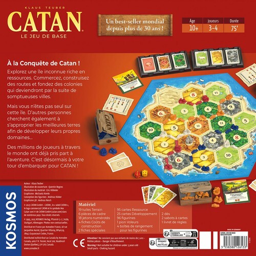 KOSMOS Catan (fr) base 6e édition 3558380126133