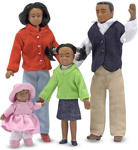 Melissa & Doug Famille de poupées victoriennes afro-américaine Melissa & Doug 2689 