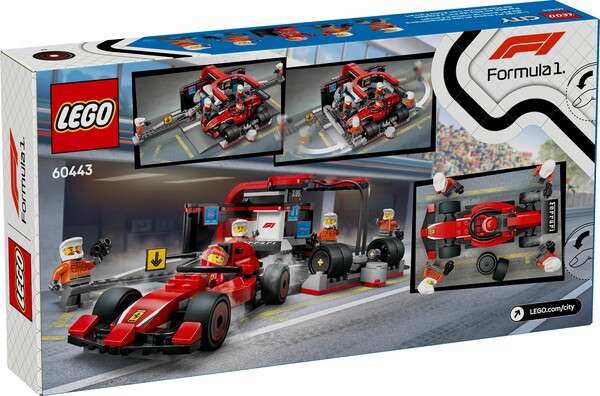 LEGO LEGO 60443 Arrêt au stand de F1® avec voiture Ferrari 673419403467