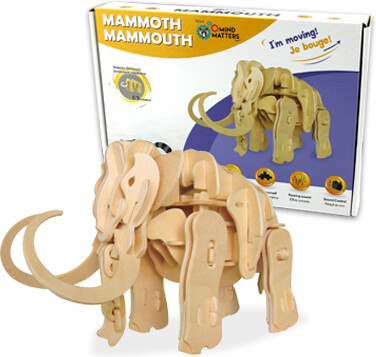 Mind Matters Toys Mammouth à assembler marcheur, reagit au son 067233100037