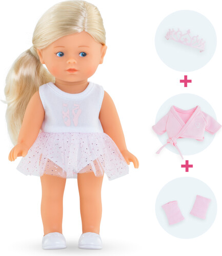 Corolle Coffret Poupée Mini Corolline Rosy Ballerine (20 cm) 4062013240138