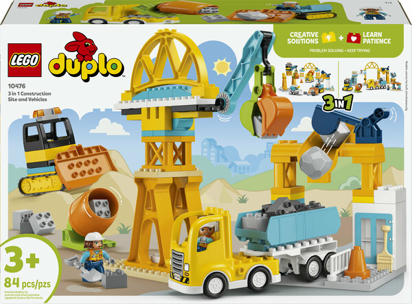 LEGO LEGO 10476 3 in 1 Construction Site and Vehicles 673419420655