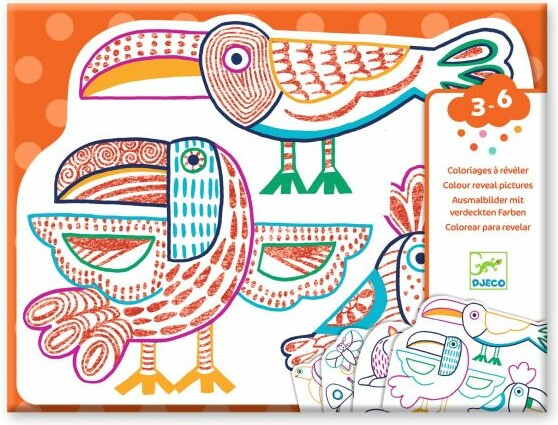 Djeco Coloriage familles sauvages 3070900000667