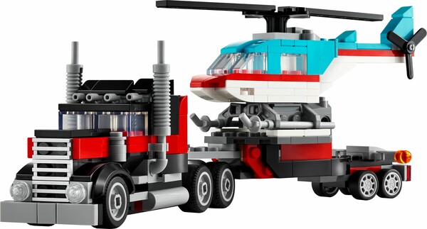 LEGO LEGO 31146 Le camion remorque avec hélicoptère 673419386838