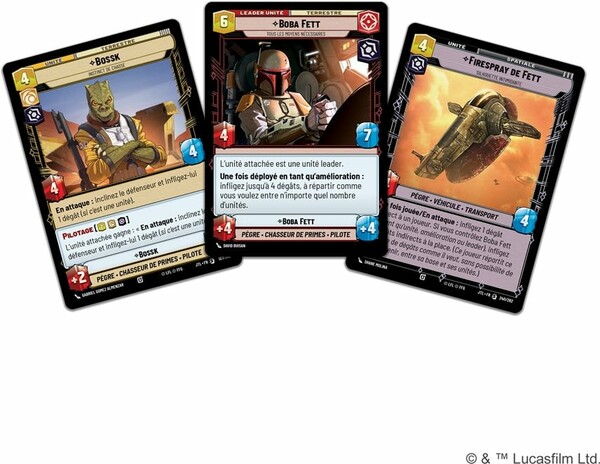Fantasy Flight Games Star Wars: Unlimited: Passage en vitesse lumière - Deck de démarrage Boba Fett (fr) 841333130190