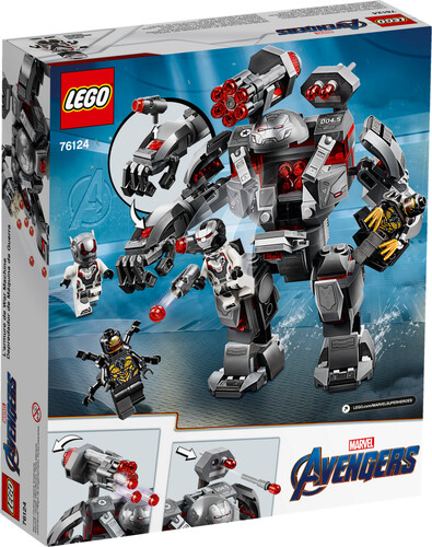 LEGO LEGO 76124 Super-héros L'armure de War Machine, Avengers 673419303095