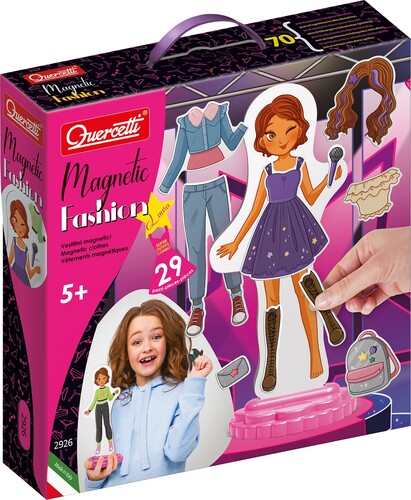Quercetti Vêtements de mode magnétique Laura (fr/en) 8007905029268