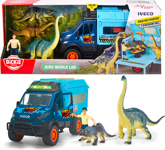 Acheter Camion Dinosaure World Lab - Sons et lumières 26 cm 1:24 - Dickie  Toys - Joubec acheter jouets et jeux au Québec et Canada - Achat en ligne