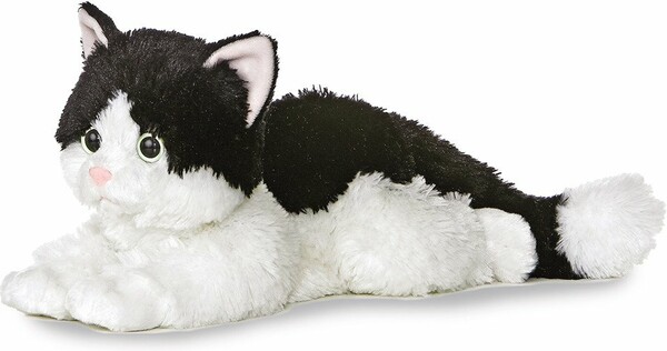 Aurora Chat blanc et noir Oreo peluche 12" 092943314207