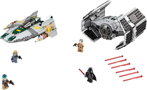 LEGO LEGO 75150 Star Wars Le TIE Advanced de Dark Vador contre l'A-Wing (juin 2016) 673419248327
