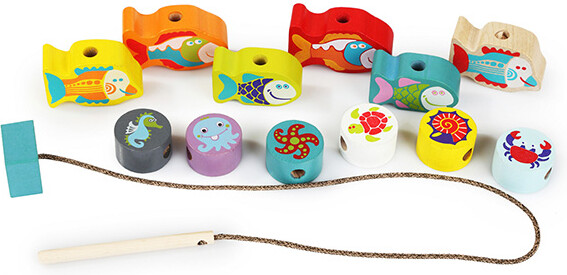 Cubika Jouet de laçage - Poissons 4823056513647