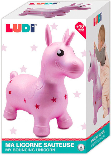 LUDI Ma licorne sauteuse rose 3550833900086