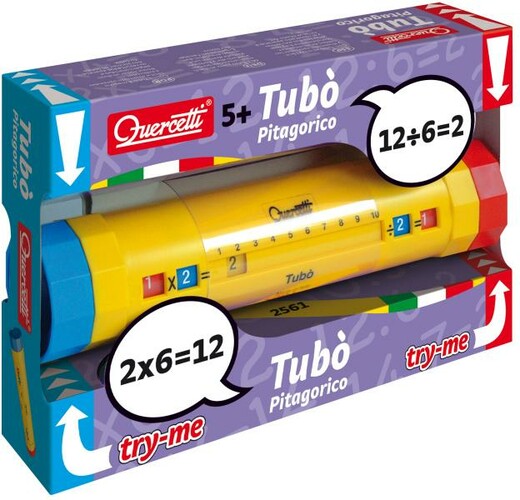 Quercetti Tubo Pitagorico, apprendre les multiplications Quercetti 2561 8007905025611