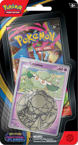 Pokémon Pokemon Mega Evolution 2 - phantasmal flames - checklane blister - cottonee POKEMON