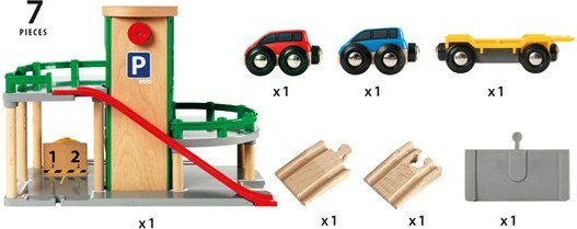 Brio Train Brio Train en bois Garage Rail / Route 33204 7312350332049