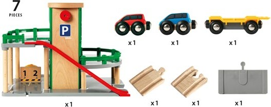 BRIO Brio Train en bois Garage Rail / Route 33204 7312350332049