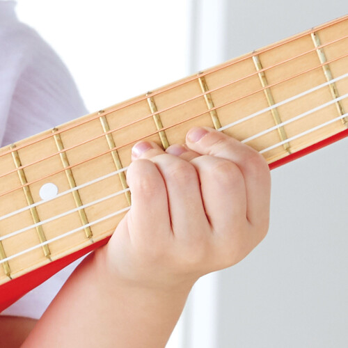 Hape Guitare rouge pour enfant - May 6943478021877