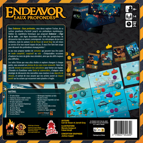 Super Meeple Endeavor : Eaux Profondes (fr) 3770023051644