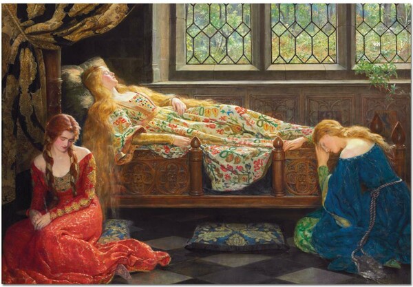 Educa Borras Casse-tête 1500 Belle au Bois Dormant, John Collier 8412668184640