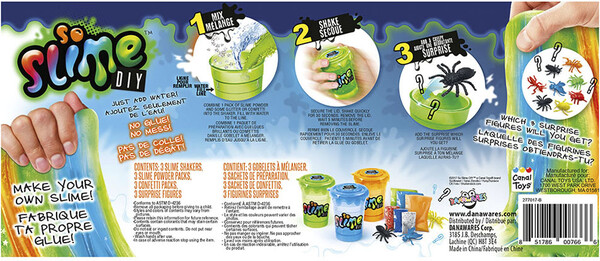 Slime DIY Slime DIY 3 pots de glu couleurs 851786007666