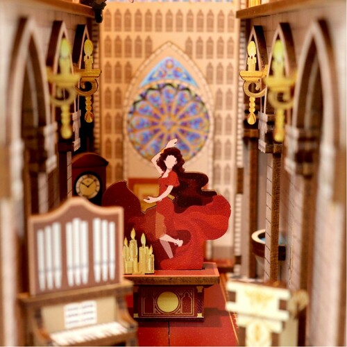 Jacarou Casse-tête 3D DIY Serre-livres Notre-Dame de Paris 731093611452