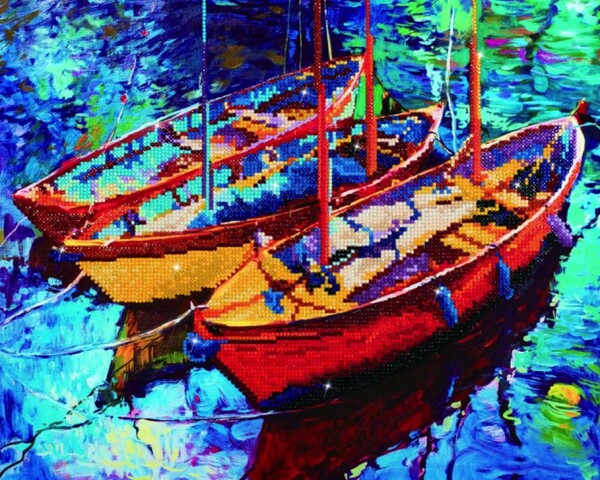 Diamond Dotz Broderie Diamant - Bateaux de rêve (Dream Boats) (Diamond Painting, peinture diamant) 4897073242385