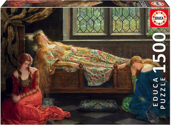 Educa Borras Casse-tête 1500 Belle au Bois Dormant, John Collier 8412668184640