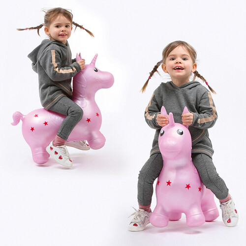LUDI Ma licorne sauteuse rose 3550833900086