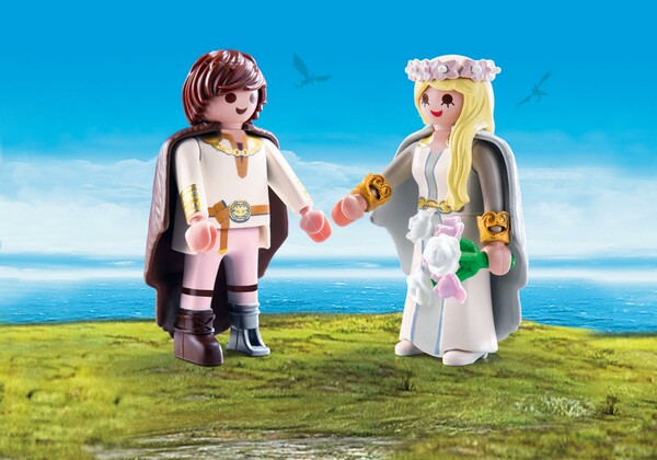 Playmobil Playmobil 70045 Dragons Astrid et Harold en tenue de mariage 4008789700452