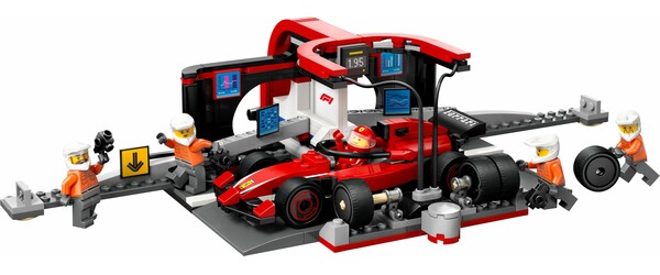 LEGO LEGO 60443 Arrêt au stand de F1® avec voiture Ferrari 673419403467