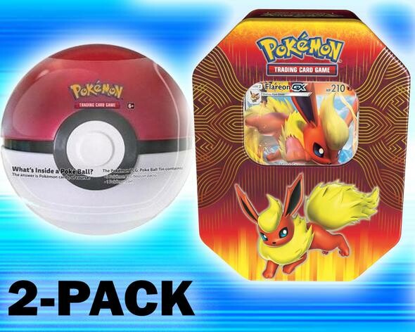 Pokémon Pokemon xy Pokeball/Tin combo Flareon 820650105975