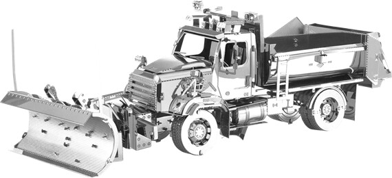 Metal Earth Metal Earth Freightliner camion de chasse-neige (114SD Snow Plow) 032309011470