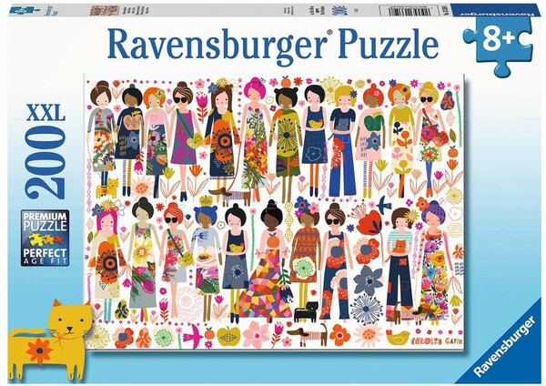 Ravensburger Casse-tête 200 XXL Amitié florale 4005556133598