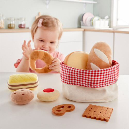 Hape Panier de viennoiseries en tissu 6943478029156