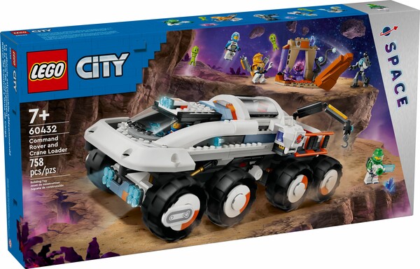 LEGO LEGO 60432 Le rover de commandement et la grue 673419389327