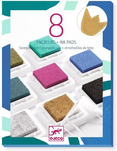 Djeco 8 encreurs et 1 nettoyeur - chic 3070900097995