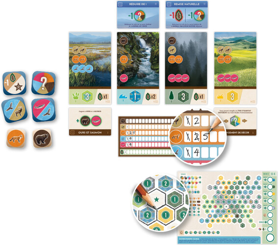 Lucky Duck Games Cascadia (fr) Rolling Rivières 5905965250673