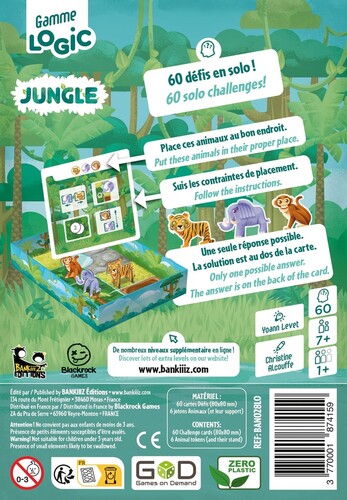 Bankiiiz Editions Gamme Logic - Jungle (fr/en) 3770001874159