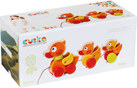 Cubika Jouet à tirer - Canards ambulants 4823056513722