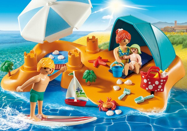 Playmobil Playmobil 9425 Famille de vacanciers et tente 4008789094254